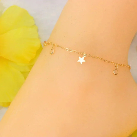 Minimalist Anklet, Sleek & Modern Design, Women’s Fashion, YC110307-A - Picture 2 of 11